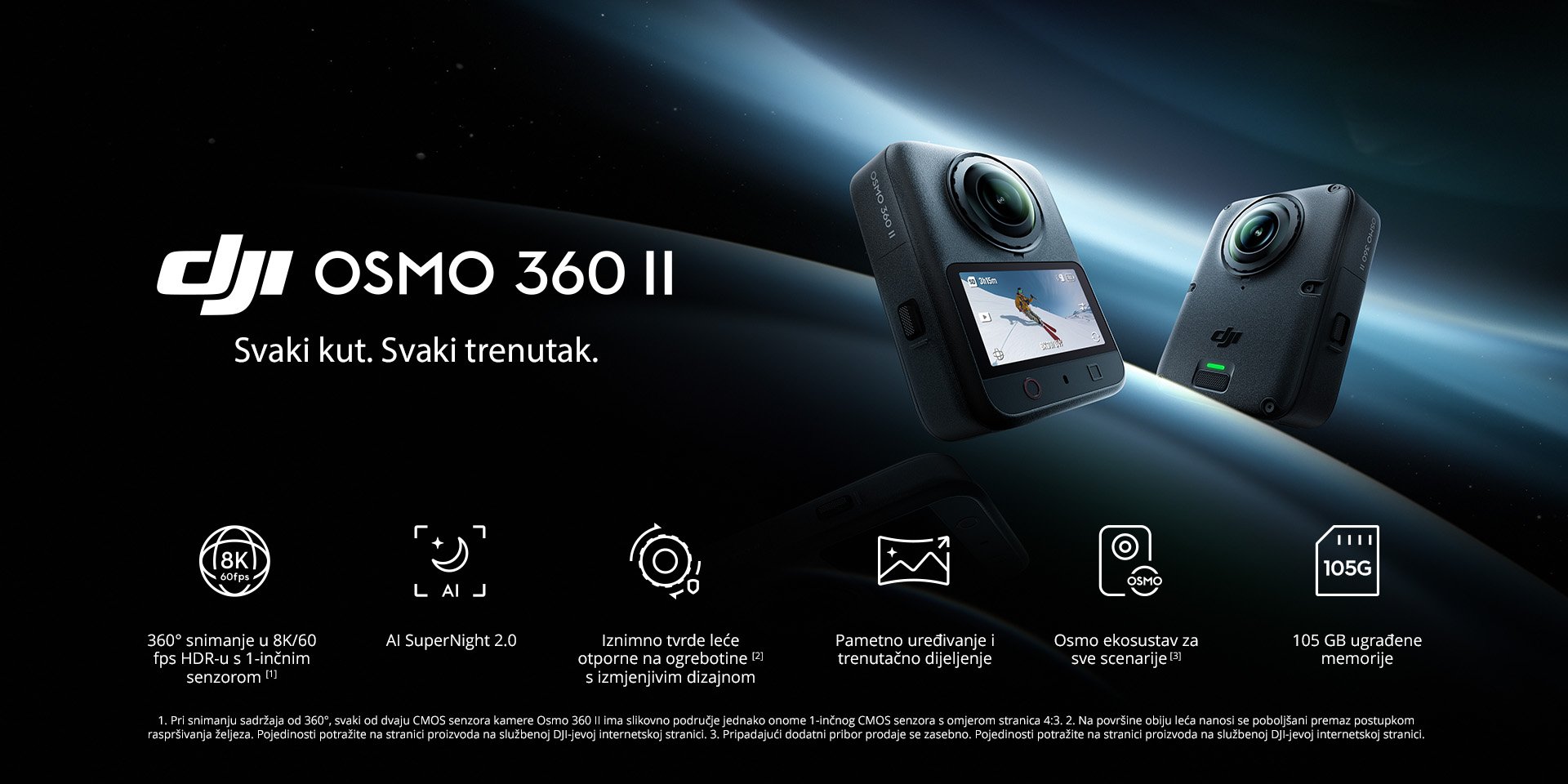DJI Osmo 360 - rujan